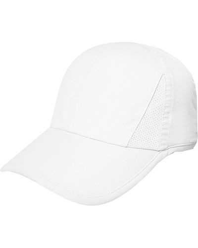 David & Young Active Ponyflo Solid Cap - White