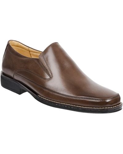 Sandro Moscoloni Lindsey Moc Toe Slip-on Loafer - Brown