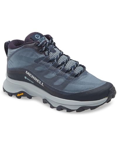 Merrell Moab Speed Gore-tex® Mid Hiking Shoe - Blue