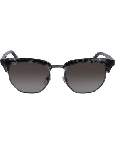 MCM 53mm Gradient Metal Sunglasses In Marble Grey/grey Gradient At Nordstrom Rack - Gray