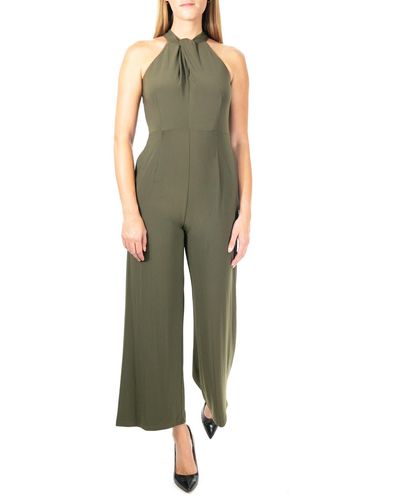 Green Nina Leonard Jumpsuits and rompers for Women | Lyst