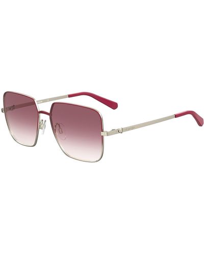 Moschino 56mm Square Sunglasses - Pink