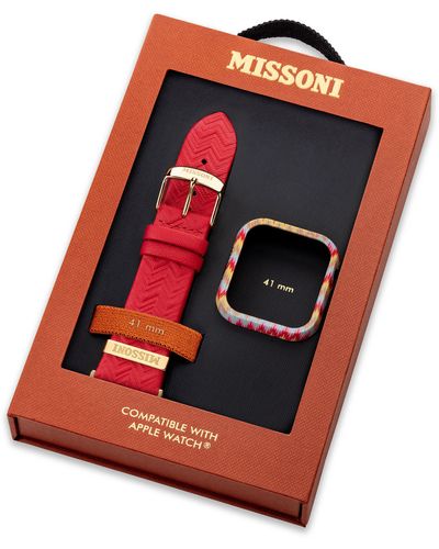 Missoni Zigzag 41mm Apple Watch® Gift Set - Red