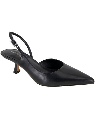 BCBGeneration Kittie Pointed Toe Half D'orsay Slingback Pump - Black