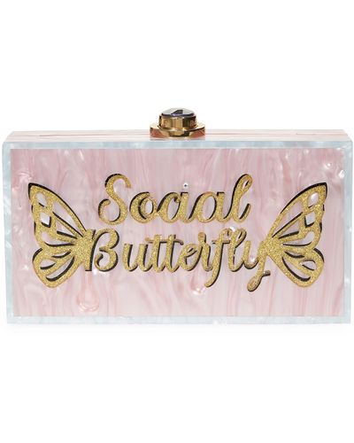 Sophia Webster Cleo Social Butterfly Box Clutch - Multicolor