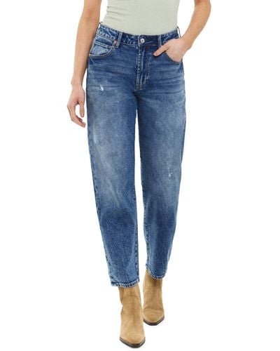 Articles of Society Smith Straight Leg Ankle Jeans - Blue