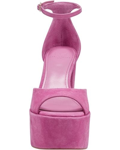 Marc Fisher Della Ankle Strap Platform Sandal - Pink
