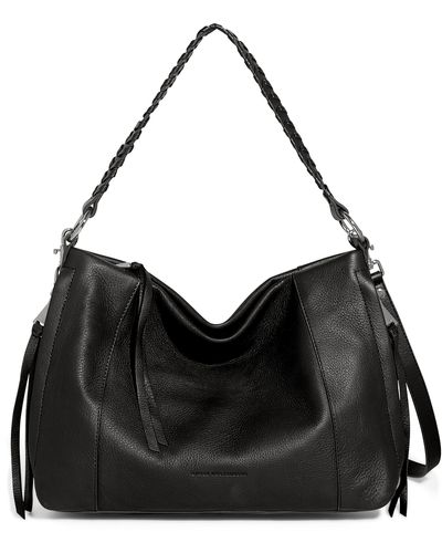 Aimee Kestenberg Convertible Leather Shoulder Bag - Black