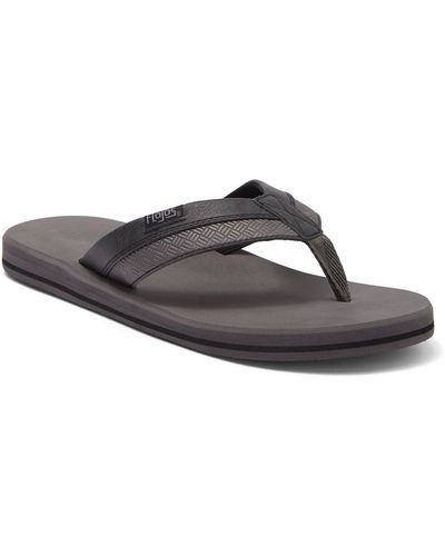 Flojos Ryan Flip Flop Sandal - Gray