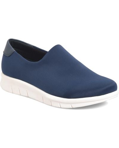 Comfortiva Cate Wedge Slip-on Sneaker - Blue