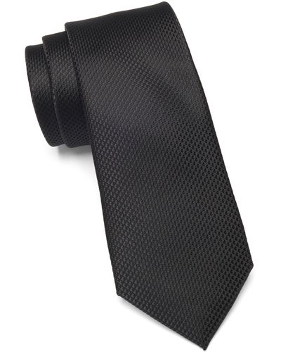 Ben Sherman Textured Solid Tie - Black