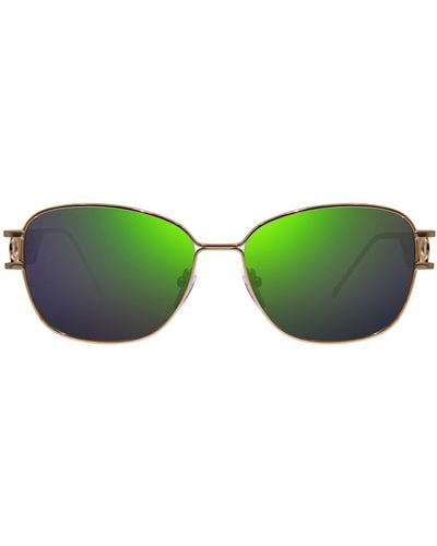Revo Air 4 55mm Round Sunglasses - Green