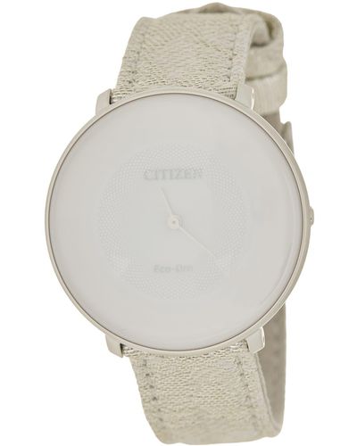 Citizen Textured Strap Watch - Gray