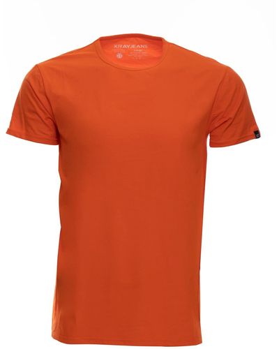 Xray Jeans Flex Crewneck T-shirt - Orange