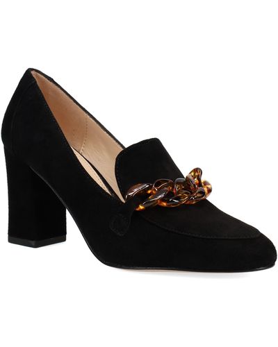 Pelle Moda Esra Loafer Pump - Black