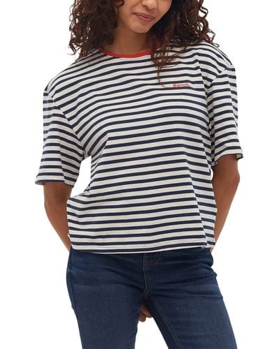 Bench Aife Stripe Oversize T-shirt - Gray