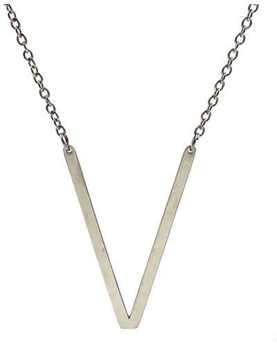 Savvy cie 14k gold sale plated xl initial necklace