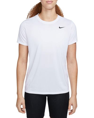 Nike Dri-fit Crewneck T-shirt - White