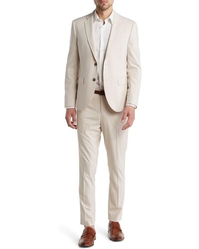 Nordstrom Extra Trim Fit Suit - Natural