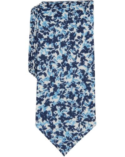 Original Penguin Blyth Floral Tie - Blue