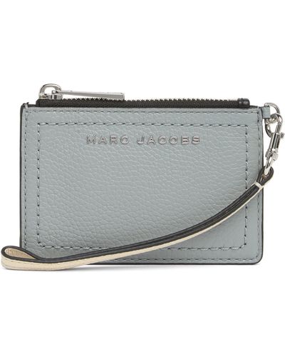 Marc Jacobs Top Zip Wristlet Card Case - Gray