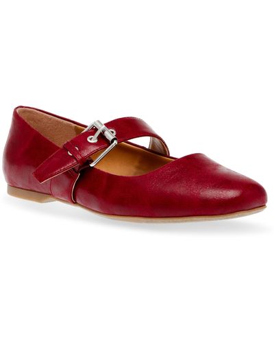 DV by Dolce Vita Mellie Mary Jane Flat - Red