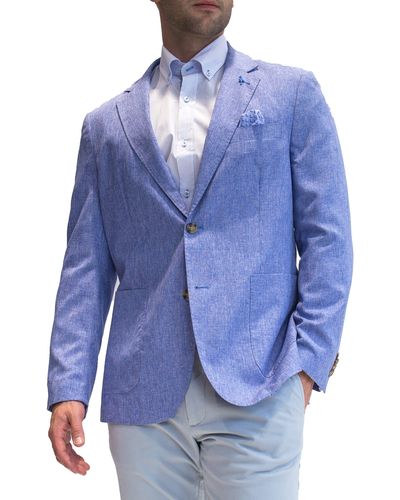 Tailorbyrd Melange Sport Coat - Blue