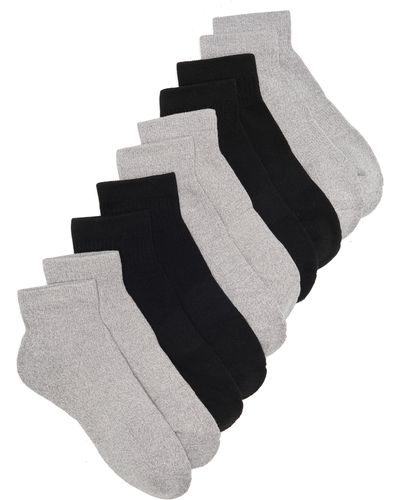 Nordstrom 5-pack Ankle Socks - Black