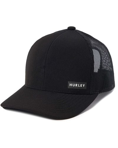 Hurley Cotton Snapback Hat - Black