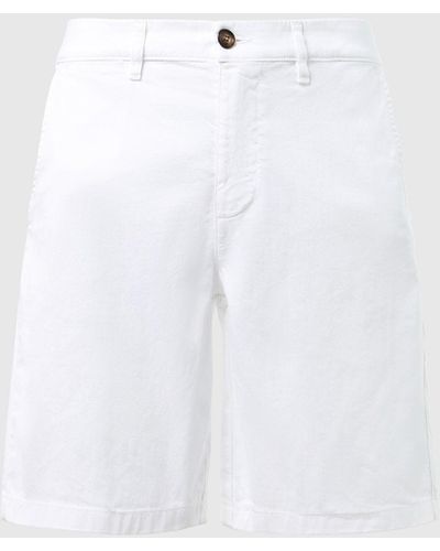 North Sails Pantalón corto chino de algodón orgánico - Blanco