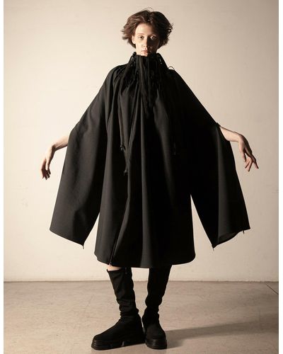 Dzhus Quota 20+-way Transforming Piece: Jumpsuit/dress/hoodie/top/sleeves/trousers/skirt - Black