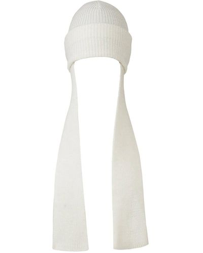 BLIKVANGER Hat-scarf - White