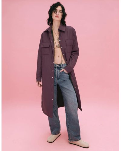Marchi Long Shirt "lesya" Plum - Purple