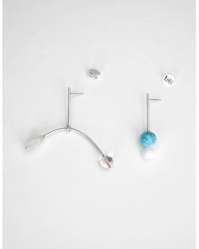 NATURES OF CONFLICT Venice Special Earrings Mix - White