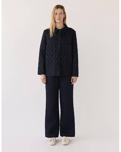 Marchi Black Quilted Pajama "ann"