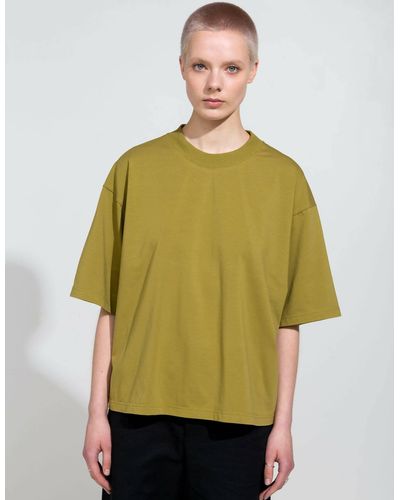 TALES OF ANYDAY Olive Green Oversize Organic T-shirt