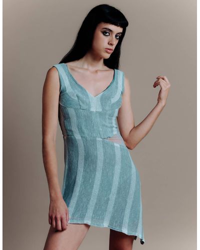 BYVARGA Siobhan Knitted Dress - Blue