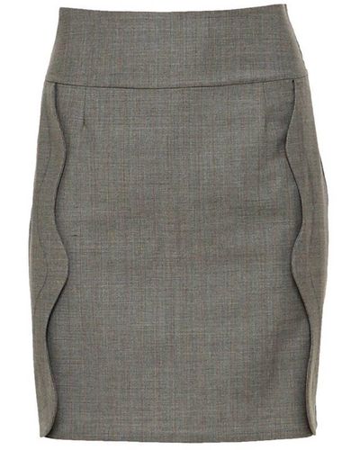BLIKVANGER Gray Finned Skirt
