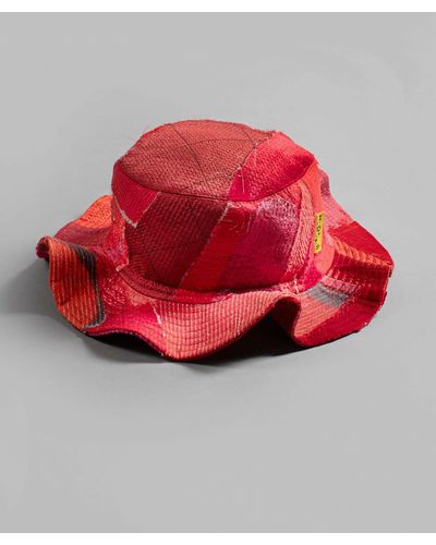 Mija Scrap Flower Hat - Red