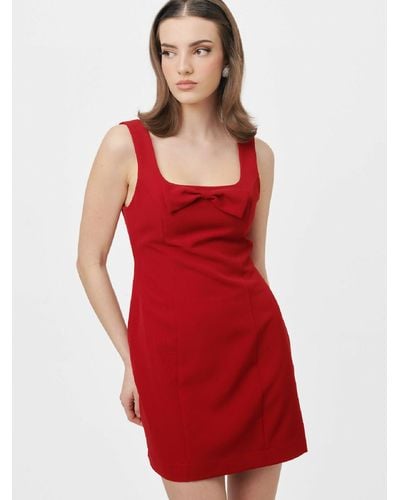 Nanas Bridget Mini Dress - Cherry Red