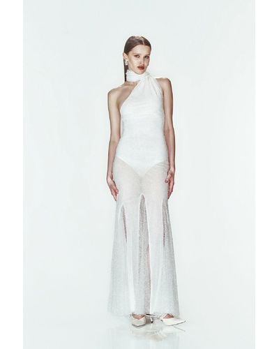 Khéla the Label Champagne Chic Gown - White
