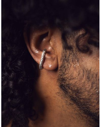 Carolin Dieler Corroded Link Ear Cuff - Blue