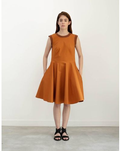 MAGPIE GOOSE Yuzu Dress - Brown