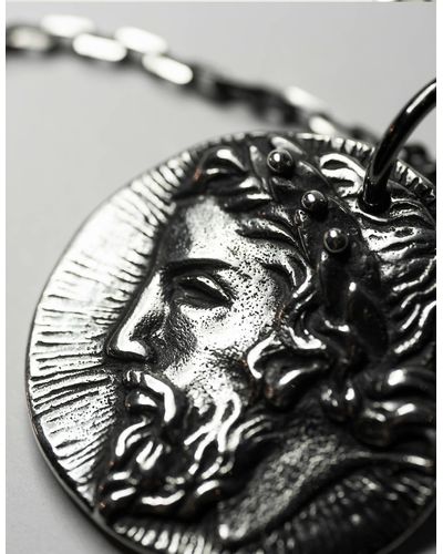 Macabre Gadgets Zeus Coin Pendant - Metallic