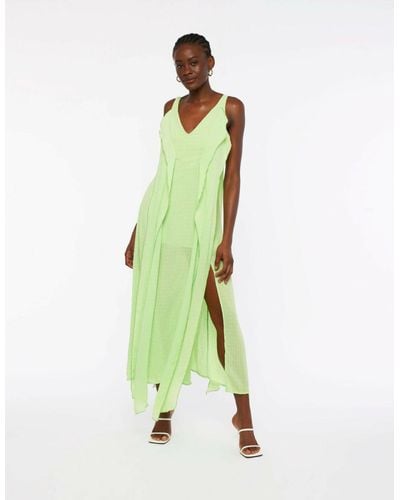 DAIGE Rica Maxi Dress - Lime - Green