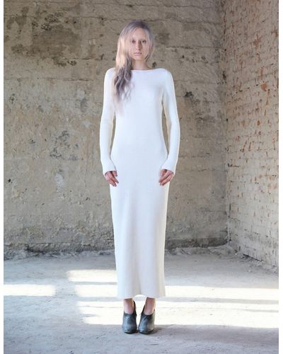 SERAYA White Maxi-dress - Gray