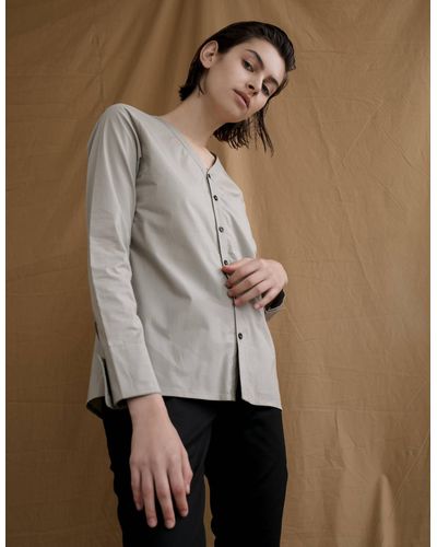 MAGPIE GOOSE Forest Blouse - Gray