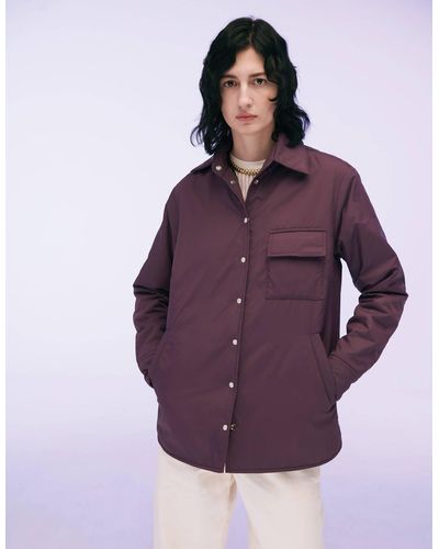 Marchi Shirt-jacket "lesya" Plum - Purple