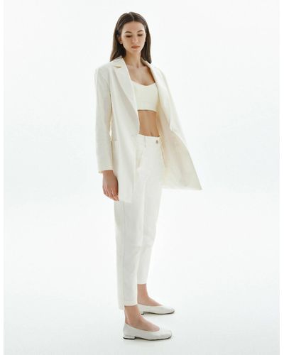 IPANTS Ivory Pantsuit - White