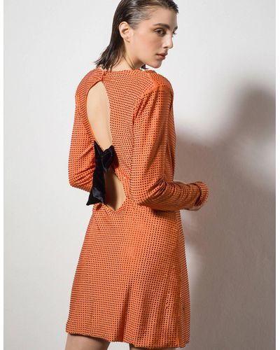 Nana Gotti Aria Mini-dress - Orange